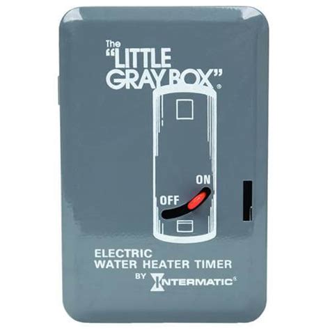 little gray box water heater timer